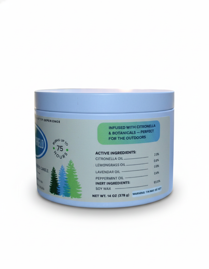 Premium Citronella Blend Outdoor Candle — 14 oz All-Natural Candle